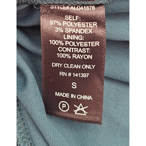 Women's - ASTR The Label Teal Cutout Dress, Size Small - Picture 6 of 8